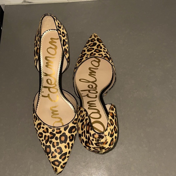 sam edelman leopard heels